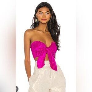 NONchalant Fuchsia Silk Bandeau